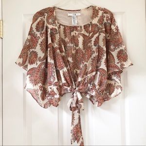 Forever 21 Crop Top Kimono